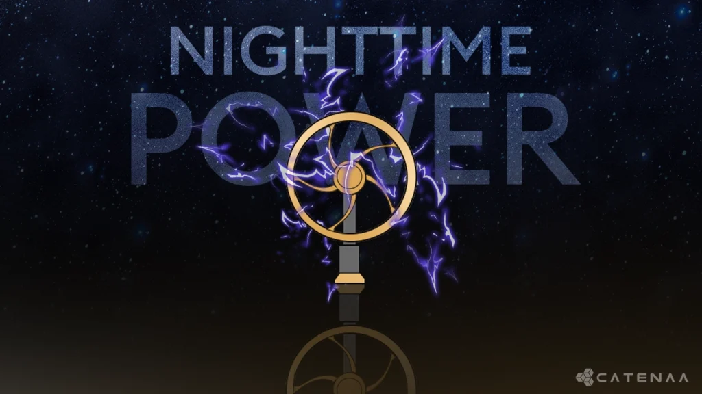 Stirling engine device generating nighttime power using radiative cooling to space