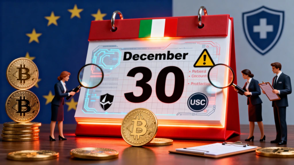 Italy warns crypto firms on year-end MiCA deadline