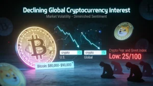 Crypto Interest Falls as Google Searches Hit Yearly Low