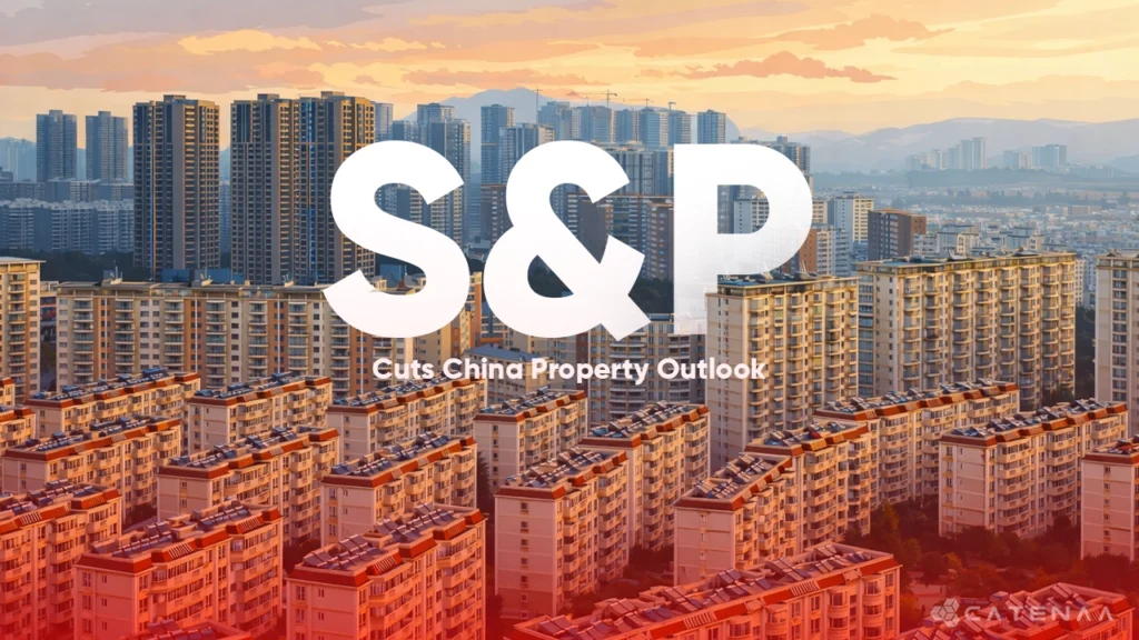 S&P cuts China property outlook